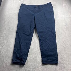 Under 5'10 Mens Navy Blue Chino Pants Size 40x26 Short Inseam Trousers